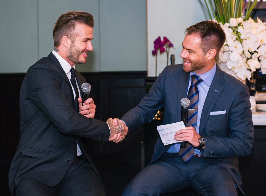 Richard and David Beckham